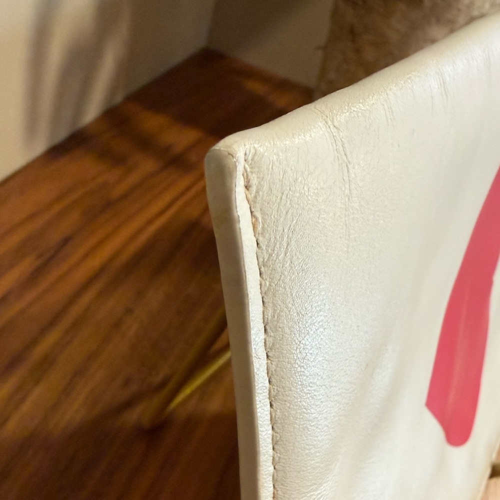 Kate Spade Ace of Hearts White and Red Heart Wristlet Clutch - Picture 7 of 15